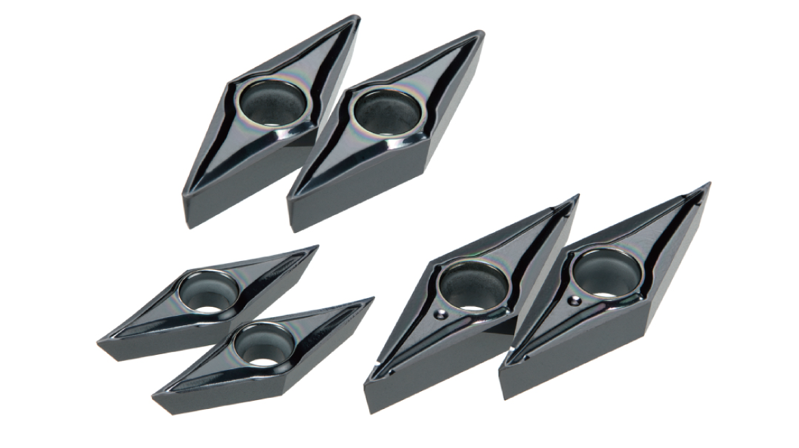 Addition of MS7025 and MS9025 Positive Inserts to the PVD Coated Carbide Grade MS Series for Turning High Precision and Small Parts