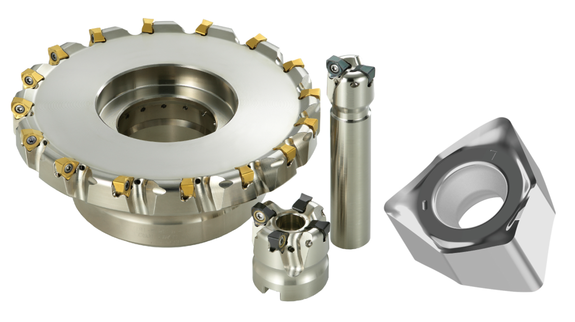 Precision Grade L Breaker Insert Added to the WWX200 General Purpose Shoulder Milling Cutter with Double-Sided Inserts