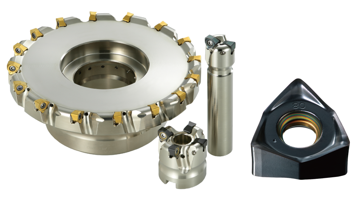 Addition of the L-type chip breaker and MV1030 grade inserts to the WWX200 series of milling cutters