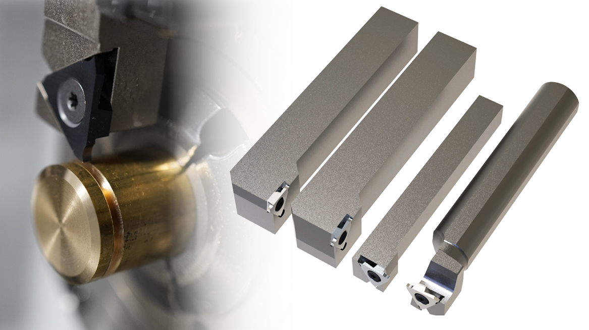 0° and 90° Types have been added to the range of GT Holders for External Grooving of Small Parts