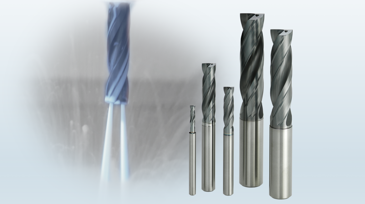 Solid Carbide Flat Bottom Drills Internal Coolant DFAS