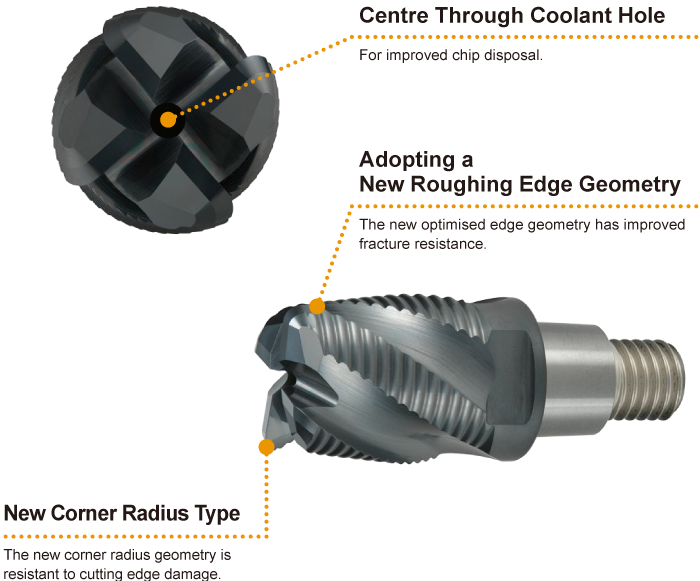 iMX-RC4F-C For Titanium Alloys and Stainless Steels