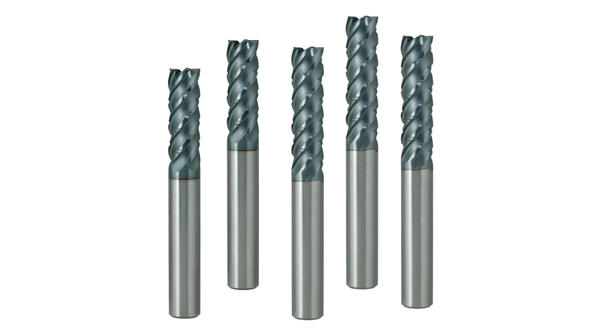 Vibration Control End Mills for Machining Difficult-to-Cut Materials SMARTMIRACLE Radius end mill, 5 flute, Irregular pitch flutes, Chip breaker VQJCS / VQLCS / VQELCS