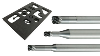 PCD 一体焼結形ソリッドエンドミル 特殊対応品